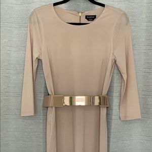 Beige Bebe dress
